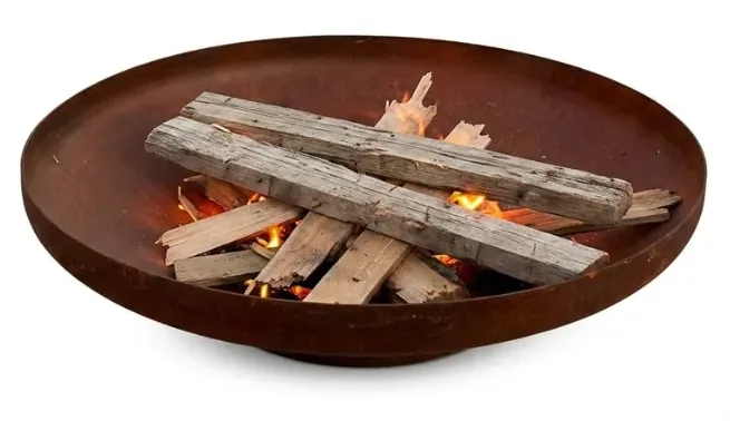 קערת מדורה קורטן (Fire Pit) מעוצבת לחצר ולגינה: תמונה 1