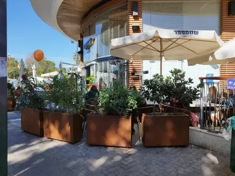 תחימת קורטן למסעדות 6