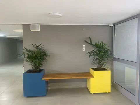 אדנית קורטן / ברזל מגולוון מרובעות ליצירת ספסל גינה גובה 70: תמונה 6