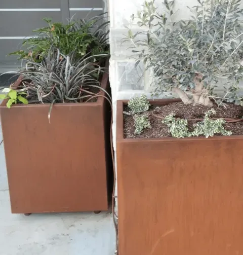 אדנית קורטן מלבן גבוהה: תמונה 3