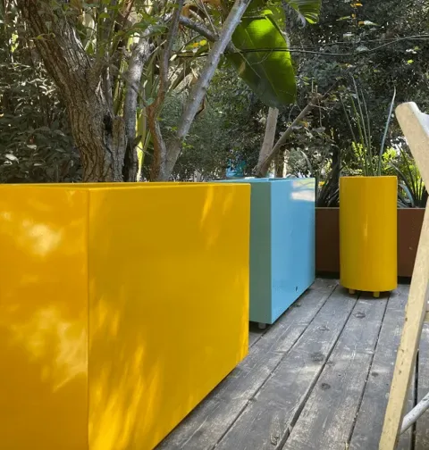 אדנית ברזל מלבן נמוכה: תמונה 2