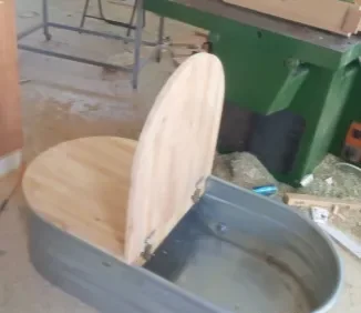 מיכל רטרו אורבן אובלי נמוך לאחסון ועיצוב הבית: תמונה 4