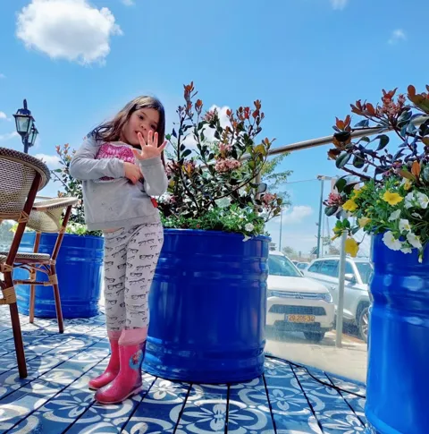 אדנית רטרו אורבן אובלית גבוהה לשתילה ברזל מגולוון: תמונה 6